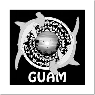 Hammerhead Sharks Guam Diving Posters and Art